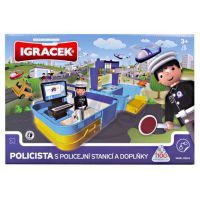 Igráček Policista s policejní stanicí a doplňky 3