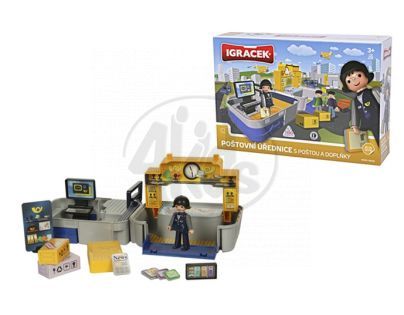 IGRÁČEK 22115 - Poštovní úřednice s poštou a doplňky
