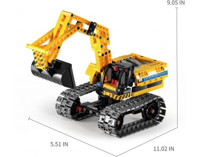 IM-Master Stavebnica 2 v 1 Bager a robot  342 dielikov