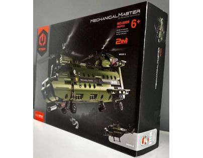 IM-Master Stavebnica 2 v 1 Vojenský vrtuľník 393 dielikov