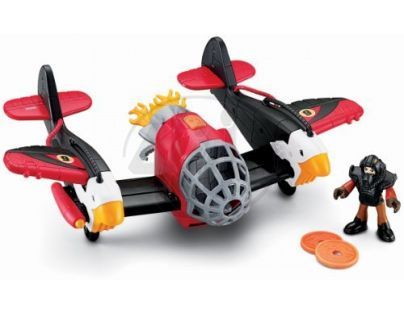 Imaginext Sky Racers Velké letadlo Fisher Price T5120