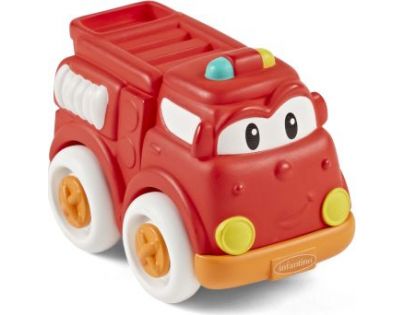 Infantino Autíčko Soft Wheels hasičské auto