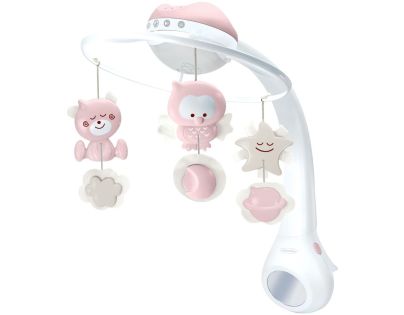 Infantino Hudobný kolotoč s projekciou 3v1 Dusty Pink
