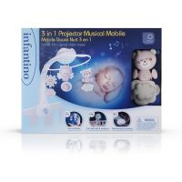 Infantino Hudobný kolotoč s projekciou 3v1 Dusty Pink 2