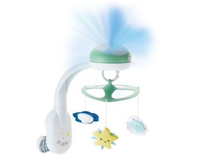 Infantino Hudobný kolotoč s projekciou 3v1 zelený
