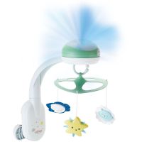 Infantino Hudobný kolotoč s projekciou 3v1 zelený