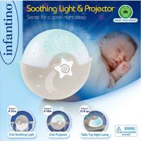 Infantino Nočná lampička s projekciou béžová 2