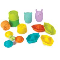 Infantino Sada hračiek do kúpeľa Spin, Squirt & Sail