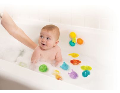 Infantino Sada hračiek do kúpeľa Spin, Squirt & Sail