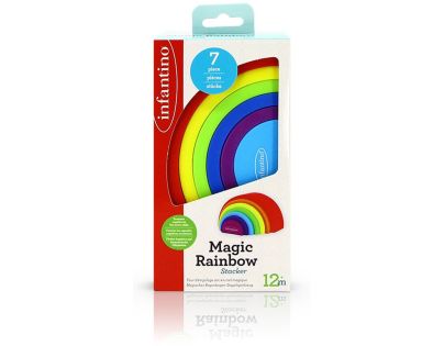 Infantino Skladačka dúha Magic Rainbow - Poškodený obal