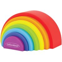 Infantino Skladačka dúha Magic Rainbow