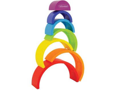 Infantino Skladačka dúha Magic Rainbow