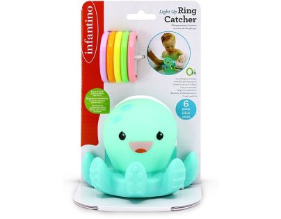 Infantino Svietiaca chobotnica s krúžkami do kúpeľa