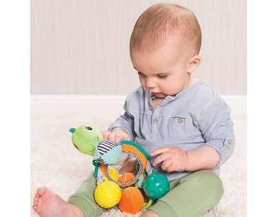 Infantino Závesná korytnačka so zrkadlom a loptičkami
