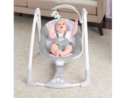 Ingenuity Hojdačka vibrujúca s melódiou Wimberly™ 2 v 1 do 9 kg