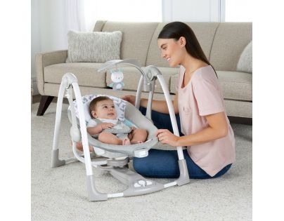 Ingenuity Hojdačka vibrujúca s melódiou Raylan 2 v 1 do 9 kg