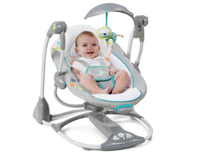Ingenuity Houpačka konvertibilní vibrující s melodií Ridgedale 2v1