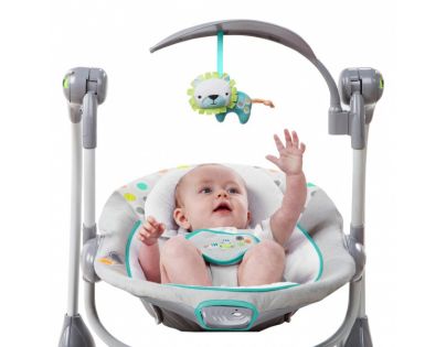 Ingenuity Houpačka konvertibilní vibrující s melodií Ridgedale 2v1