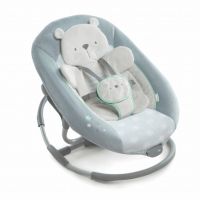 Ingenuity Houpačka velká s kolotočem a adaptérem Twinkle Teddy Bear 2v1 2