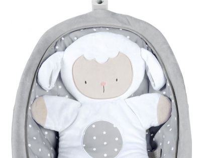 Ingenuity Hojdačka vibrujúca s melódiou Cuddle Lamb do 18 kg