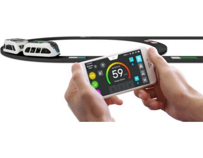 Intelino Smart Train Šikovný nabíjací elektrický vláčik s dráhou
