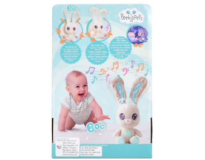Interaktívny plyšový zajačik Peekapets 45 cm