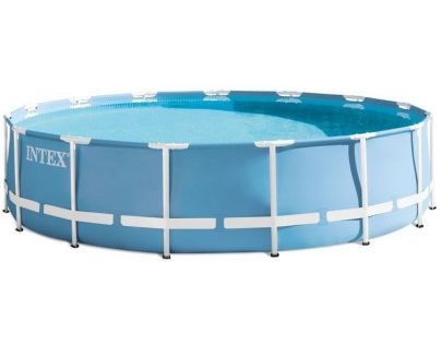 INTEX 26728 Bazén kruhový s rámom Prism frame 4,57 x 0,84 cm