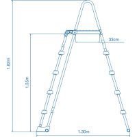 Intex 28077 Bazénový rebrík - Poškodený obal 3