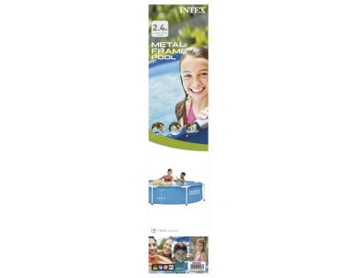 Intex 28205 Metal Frame Bazén 244 cm x 51 cm - Poškodený obal