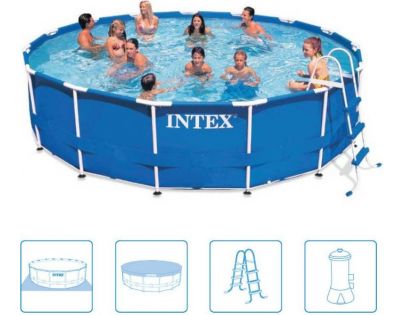 Intex 28234 Bazén kruhový s konstrukcí 457 x 107 cm