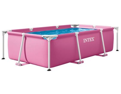 Intex 28266NP Bazén Pink Rectangular Frame 220x150x60 cm - Poškodený obal