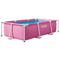 Intex 28266NP Bazén Pink Rectangular Frame 220x150x60 cm - Poškodený obal