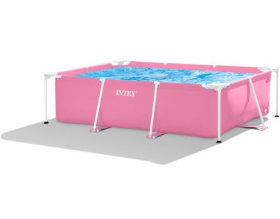 Intex 28266NP Bazén Pink Rectangular Frame 220x150x60 cm - Poškodený obal