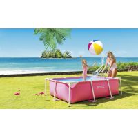 Intex 28266NP Bazén Pink Rectangular Frame 220x150x60 cm - Poškodený obal 5