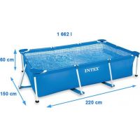 Intex 28270 Metal Frame 220 x 150 x 60 cm - Poškodený obal 2