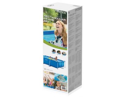 Intex 28271 Bazén obdĺžnikový s konštrukciou 260 x 160 x 65 cm - Poškodený obal
