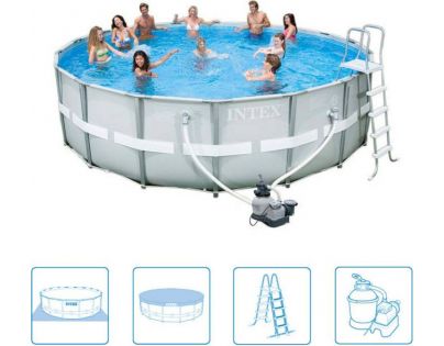 Intex 28332 Bazén s tvrzeným rámem 549 cm x 132 cm
