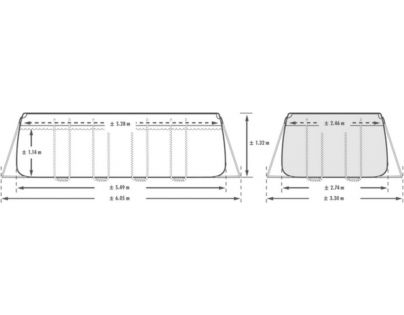 Intex 28352 Ultra Frame Pool 5,49 x 2,74 x 1,32 m