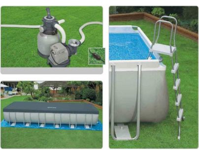Intex 28372NP Obdélníkový bazén Ultra Frame Pool 975 x 488 x 132 cm
