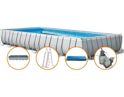 Intex 28372GN Obdélníkový bazén Ultra Frame Pool 975x488x132 cm