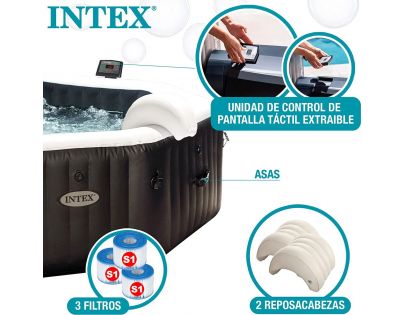 Intex 28462 Vírivý bazén PureSpa Bubble Jet Deluxe 218 x 71 cm