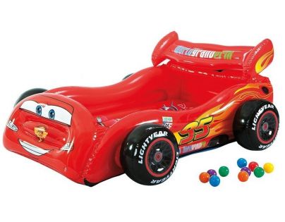 Intex 48668 Cars Nafukovací postel s míčky