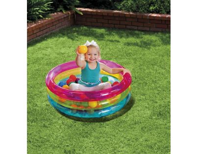 Intex 48674 Nafukovací bazén 86 x 25 cm s loptičkami