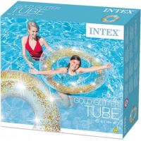 Intex 56274NP Kruh plávací flitrový Zlatý 119 cm 3