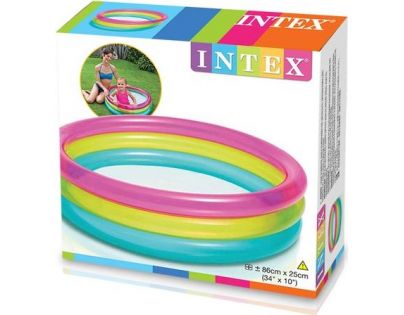 Intex 57104 Bazén kruhový priehľadný 86 x 25 cm
