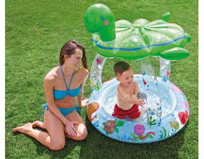 Intex 57119 Bazén dětský želva se stříškou