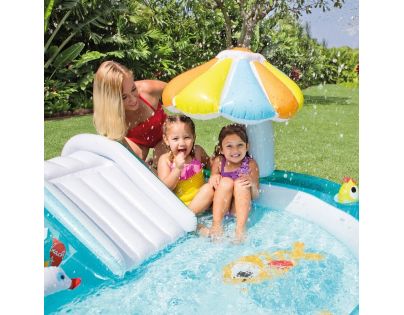 Intex 57129 Nafukovacie hracie centrum Krokodíl 203x173 cm