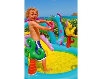 Intex 57135 Hracie centrum Dinosaurus 333x229 cm - Poškodený obal