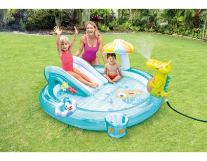 Intex 57165NP Centrum hracia krokodíl 201 x 170 x 84 cm - Poškodený obal