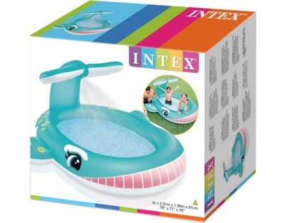 Intex 57440 Bazén detský s rozstrekovaním Veľryba
